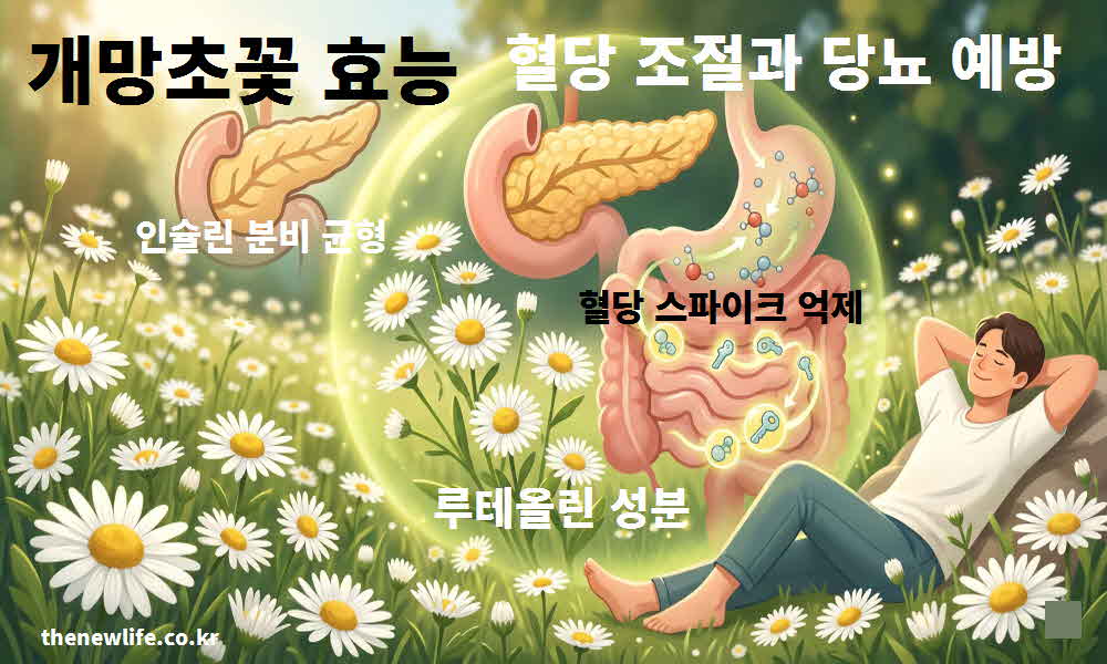 개망초꽃 효능 혈당 조절 당뇨 예방