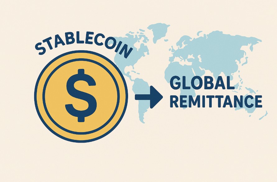 스테이블 코인이 글로벌 송금에 미치는 영향 관련 그림