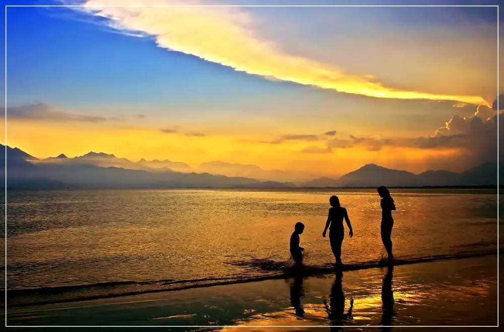 베트남 다낭의 아름다운 해변