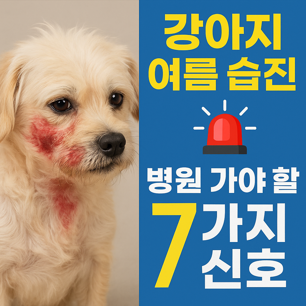 강아지 여름 습진