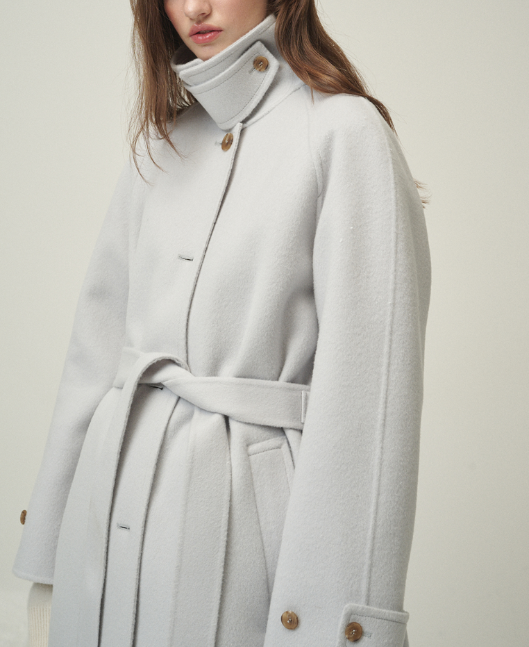 {코트} 마리와 별난 아빠들 106회, 107회 :: 하승리(강마리) / 오스트카카 OSTKAKA 스카이블루 민트 캐시미어 코트