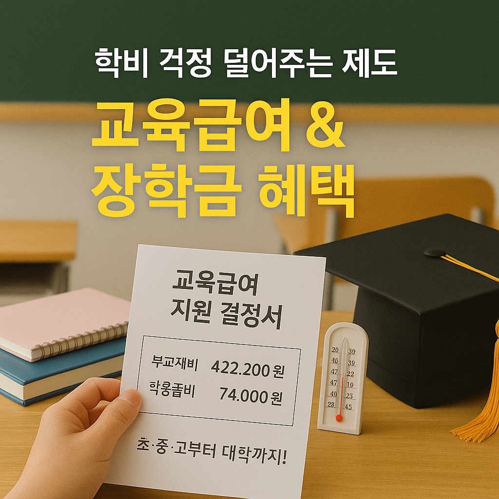[5편] 차상위계층 교육비 지원 – 장학금·교육급여 총정리