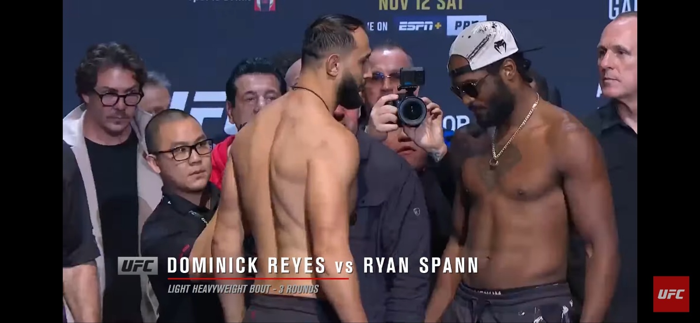 라이트 헤비급 : 도미닉 레예스 vs 라이언 스팬