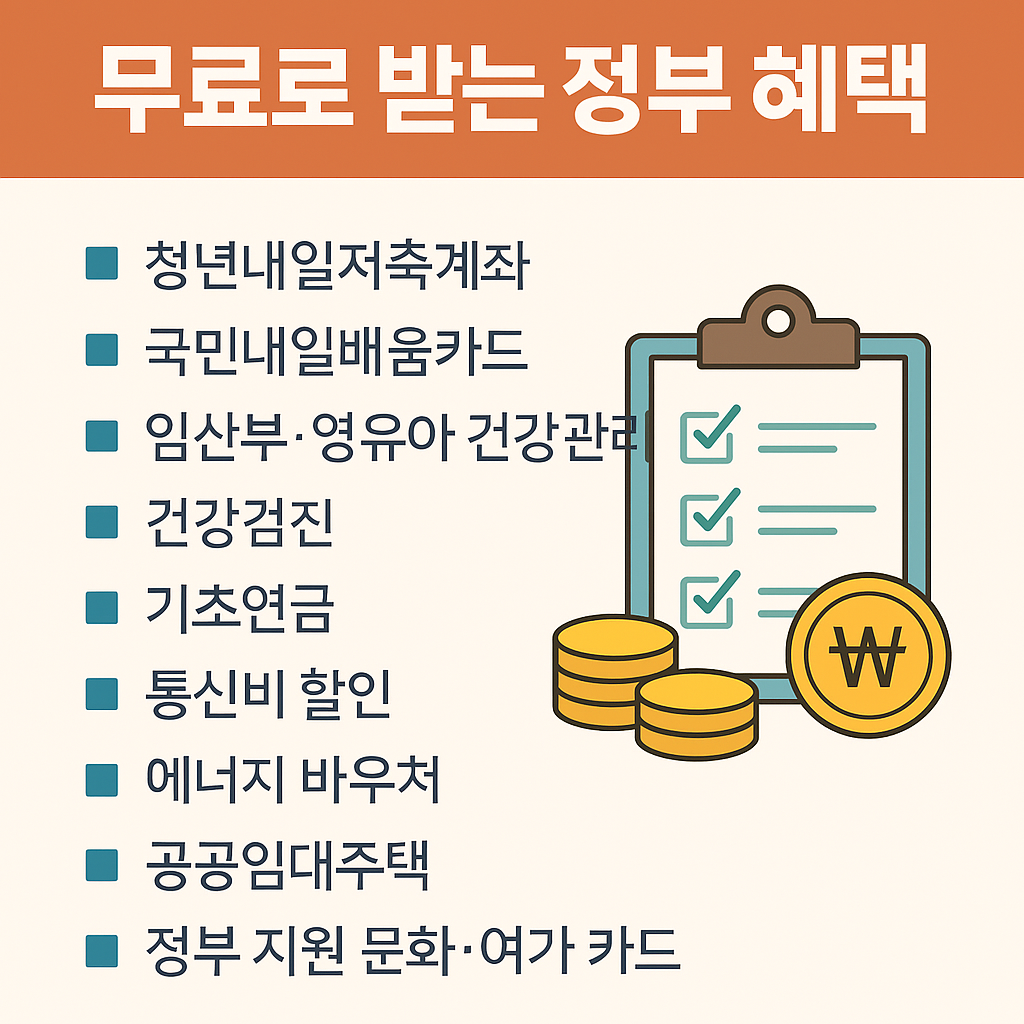 무료 정부혜택 관련 사진