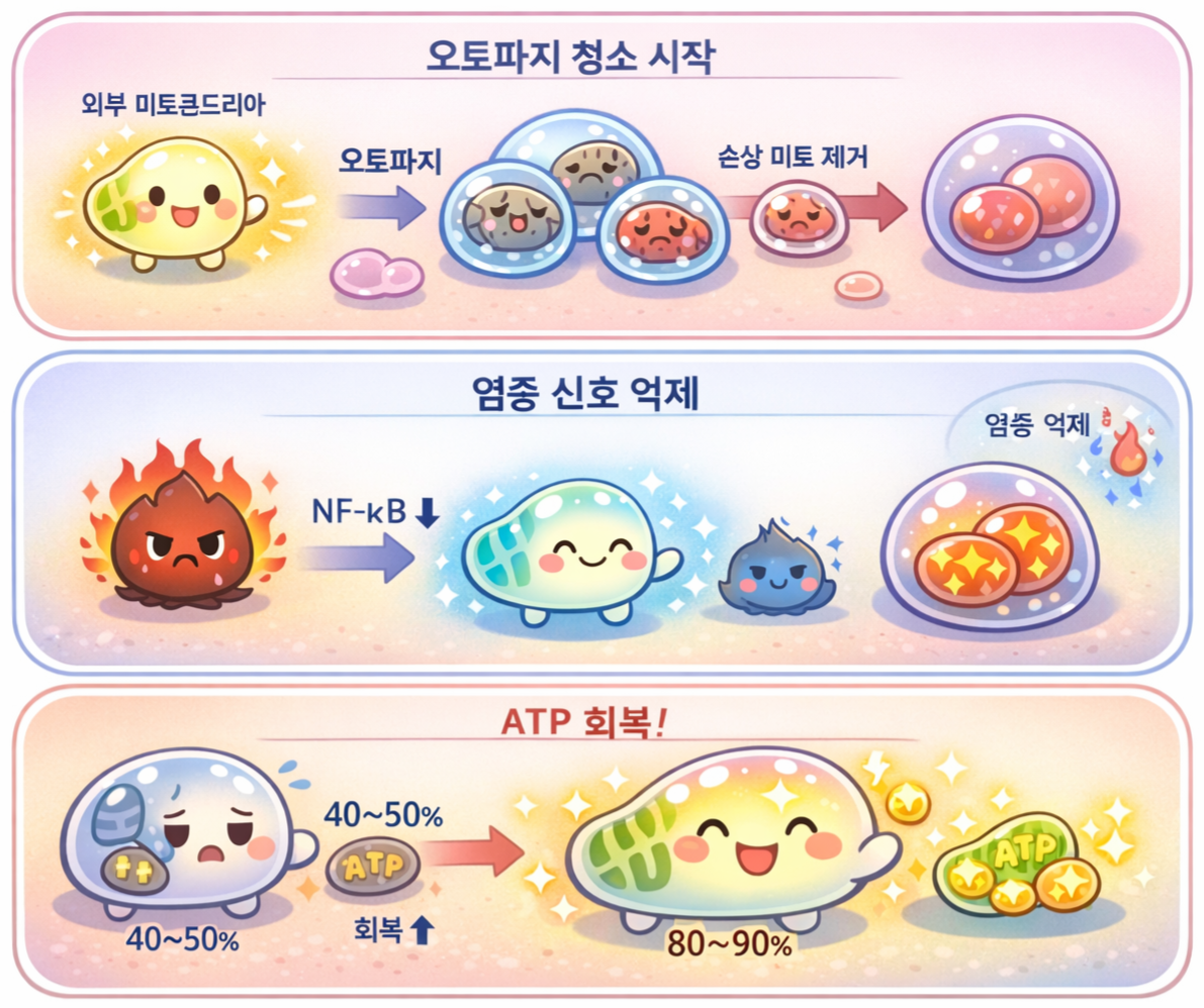 미토콘드리아 이식 - 세포가 외부 미토콘드리아를 받아들이는 방법과 변화