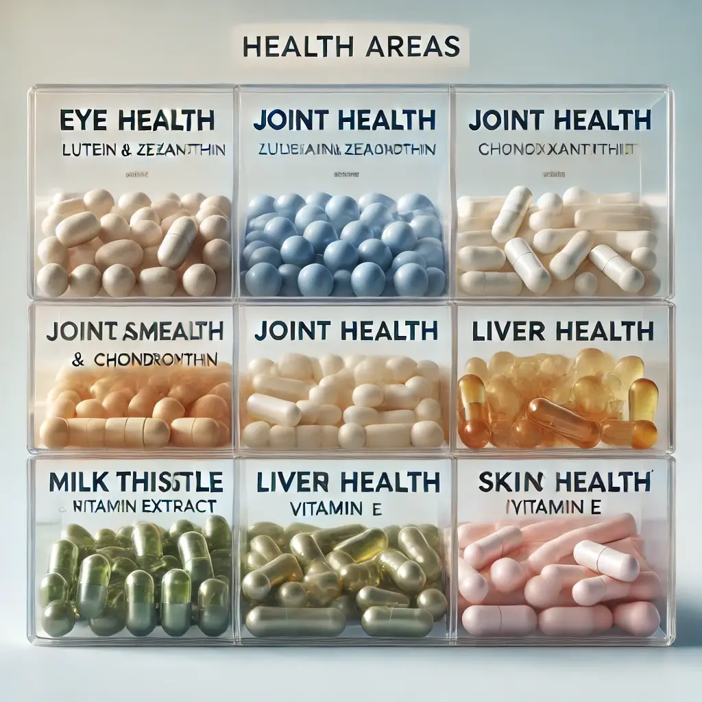 눈,관절,간,피부까지! 부위별 맞춤 영양제 추천