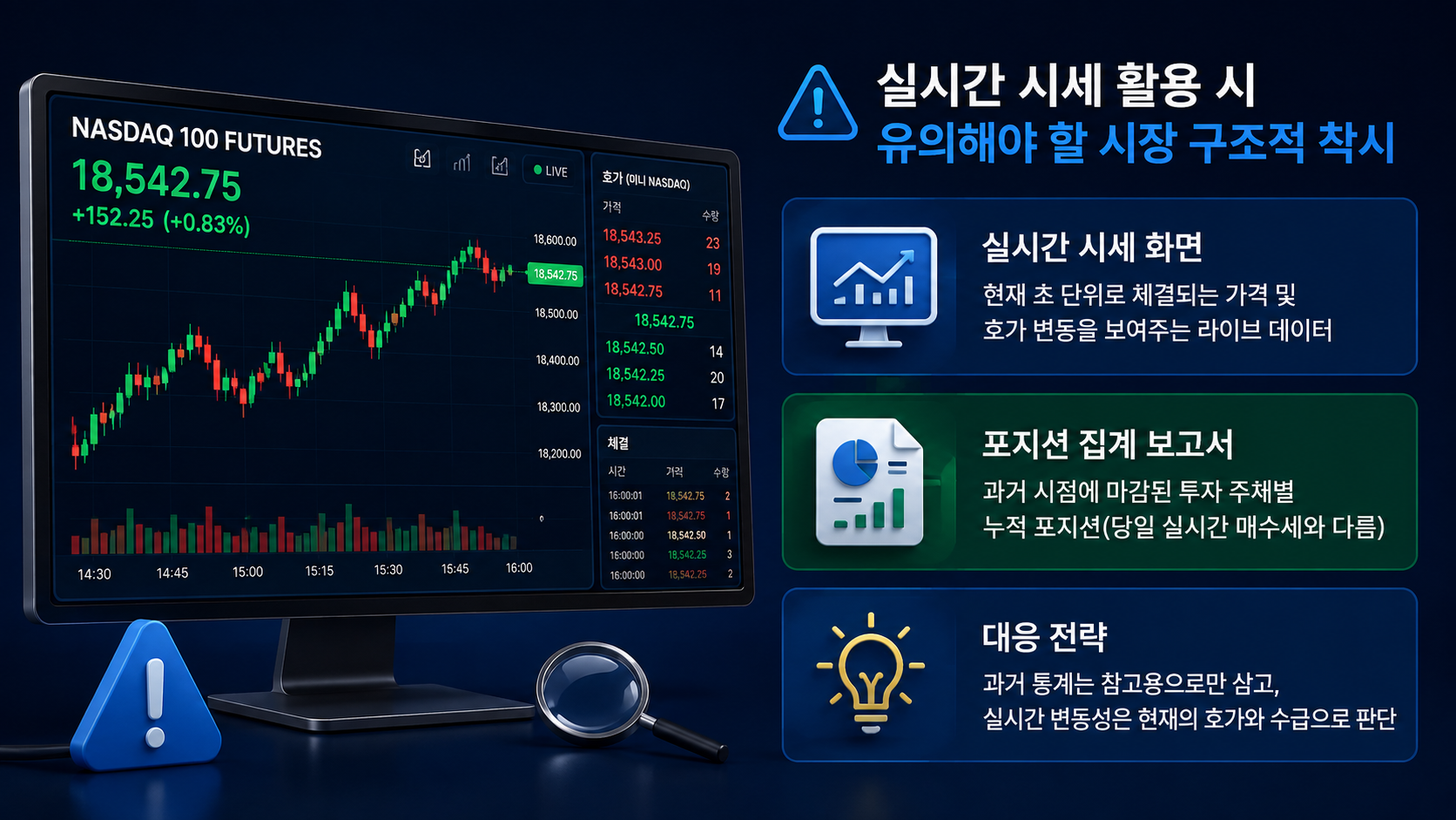실시간 시세 활용 시 유의해야 할 시장 구조적 착시