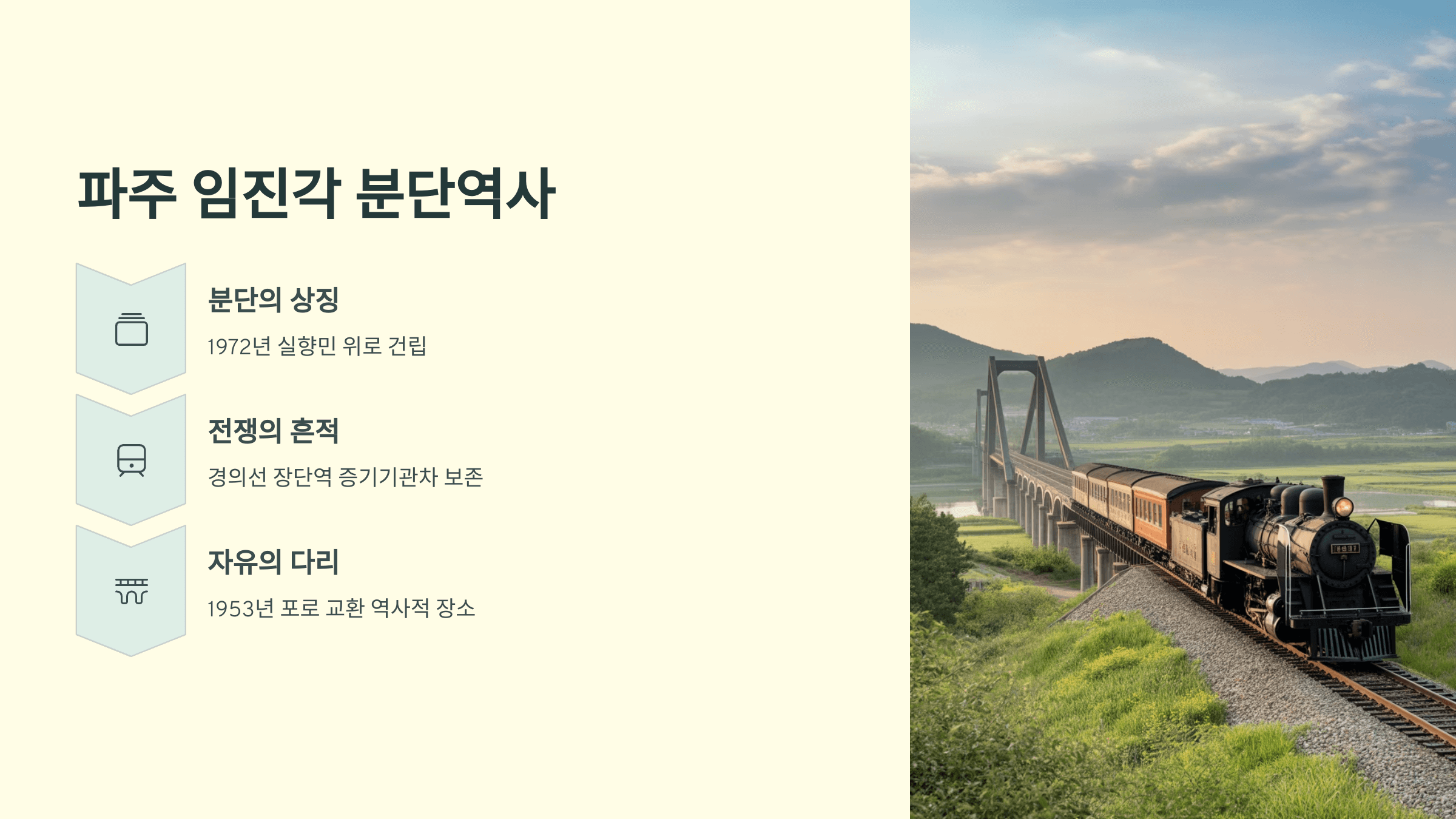 파주 임진각 분단역사