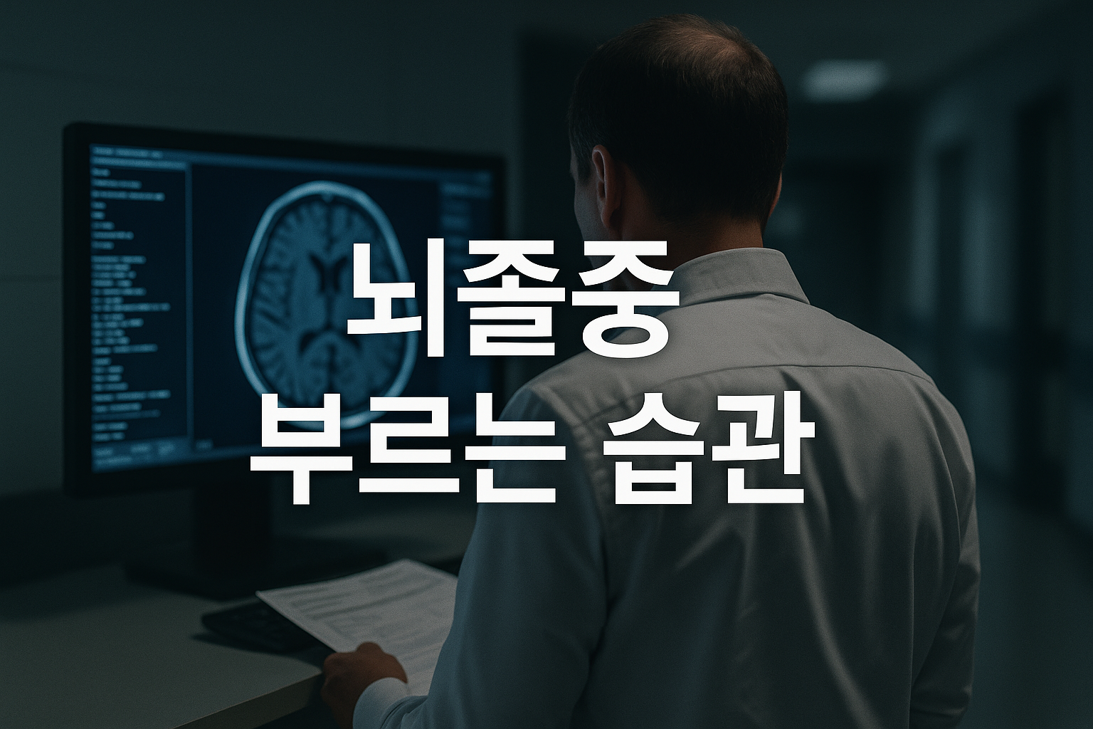 뇌졸중 부르는 습관 7가지 위험 행동