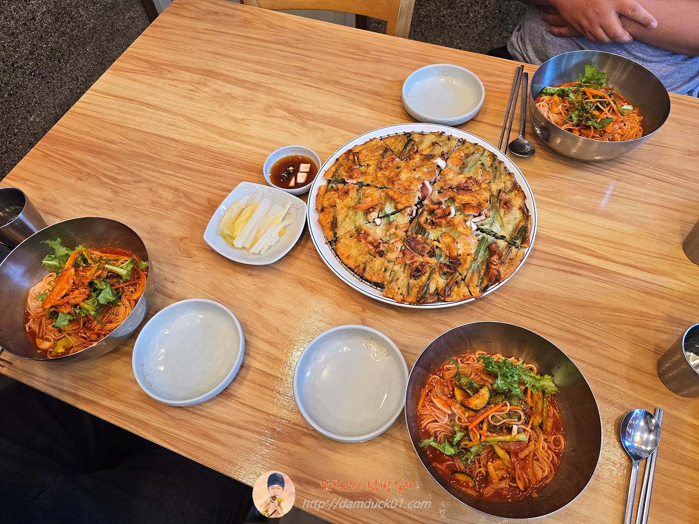 장비빔국수, 해물파전