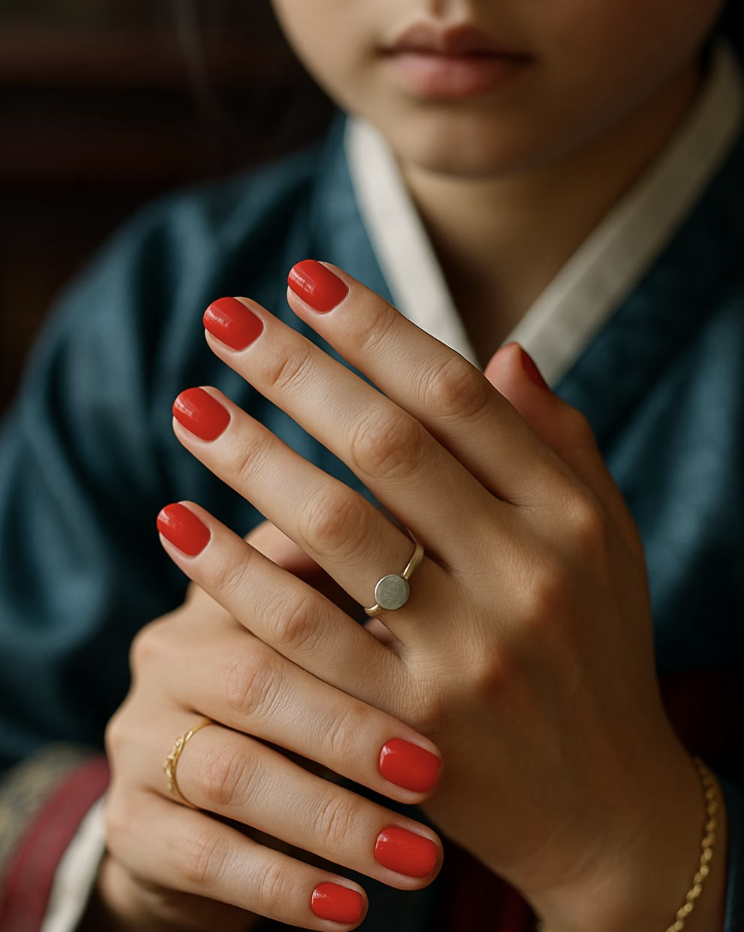 손톱 끝에 물드는 붉은 순정