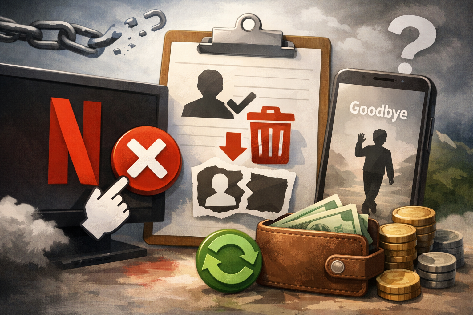 넷플릭스 회원 탈퇴 방법 총정리|계정 삭제 차이점과 환불 가능 여부까지 관련 사진