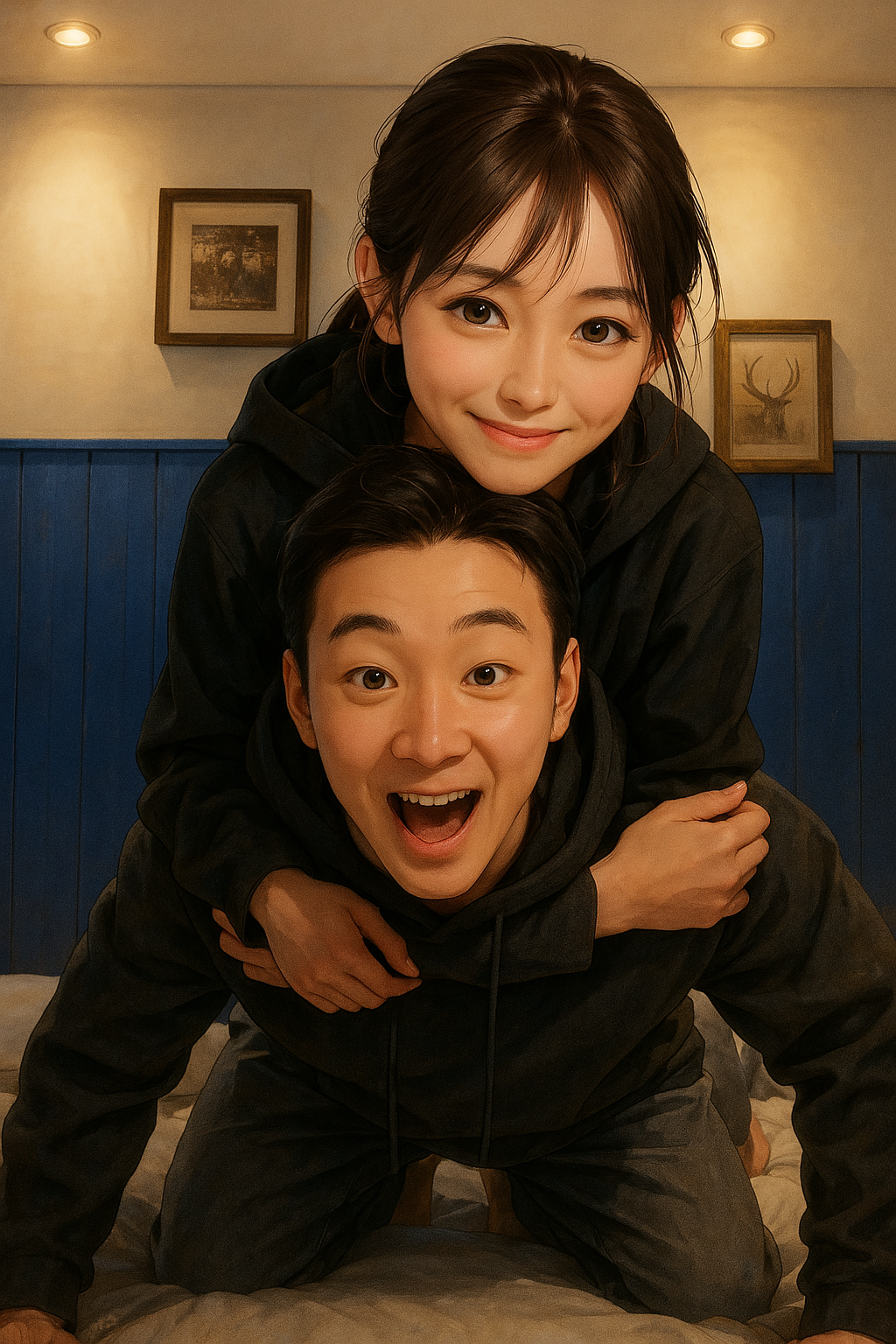 순정만화 스타일의 이미지