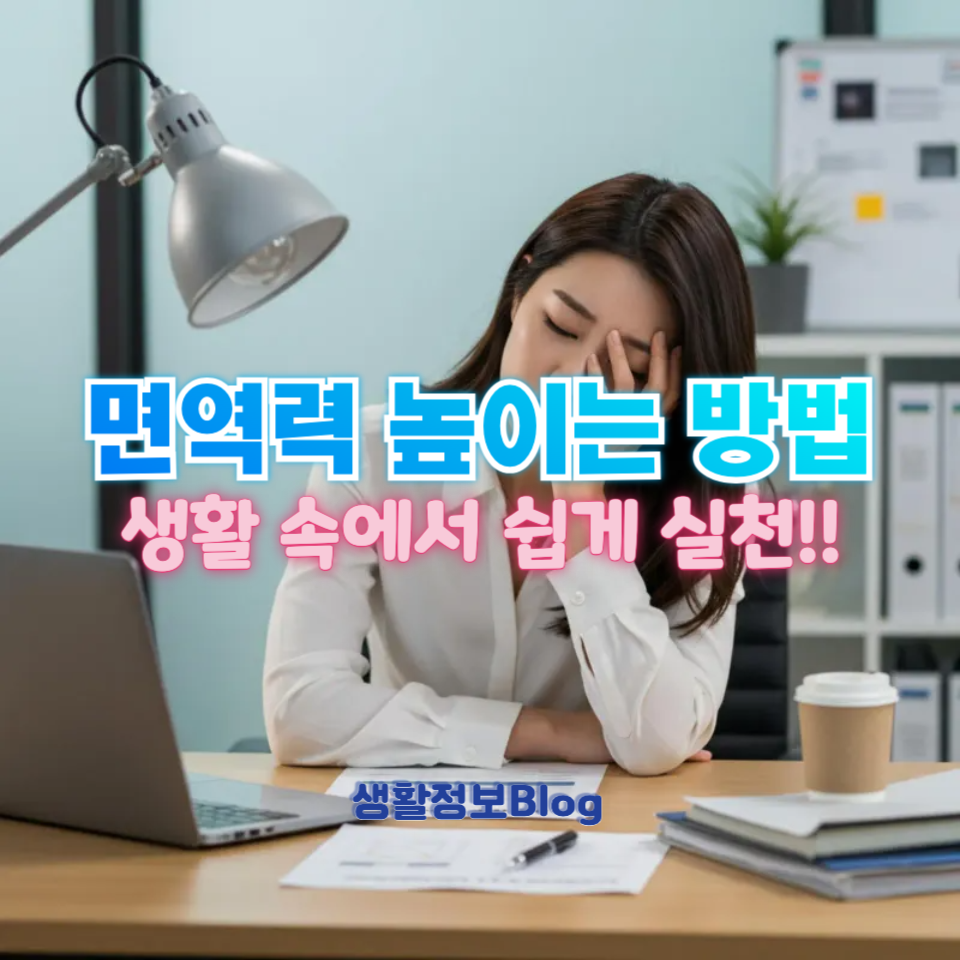 면역력 높이는 방법