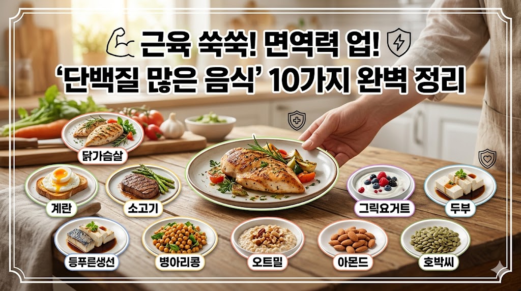 단백질 많은 음식