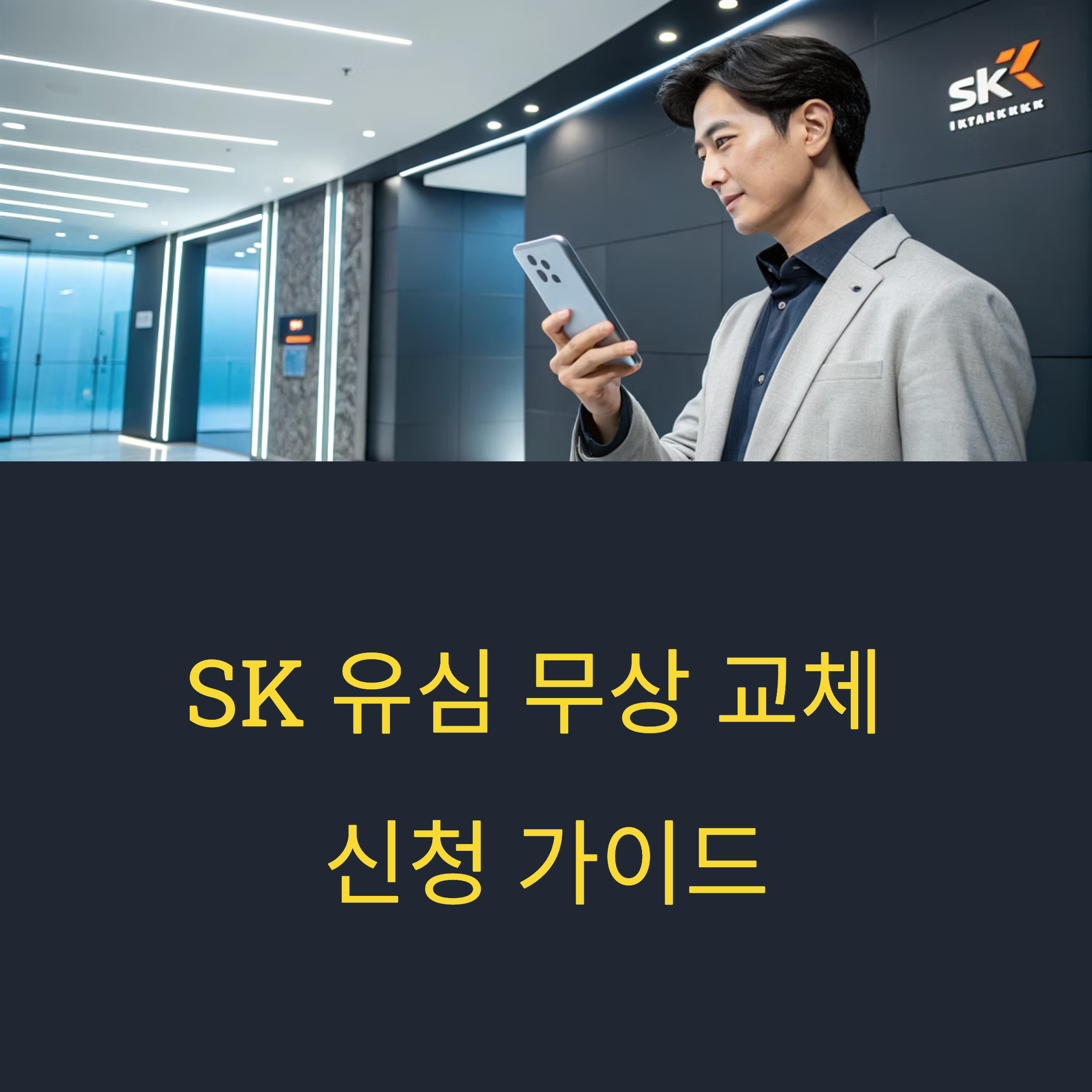 SK 유심 온라인 무상 교체 신청
