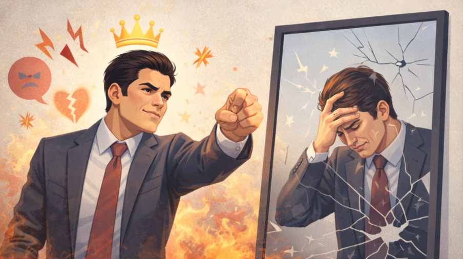 나르시시스트의 불안정한 자존감