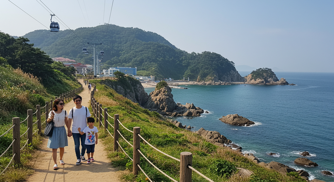 해상케이블 멋진 바다배경