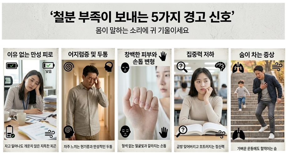 철분부족증상-사진