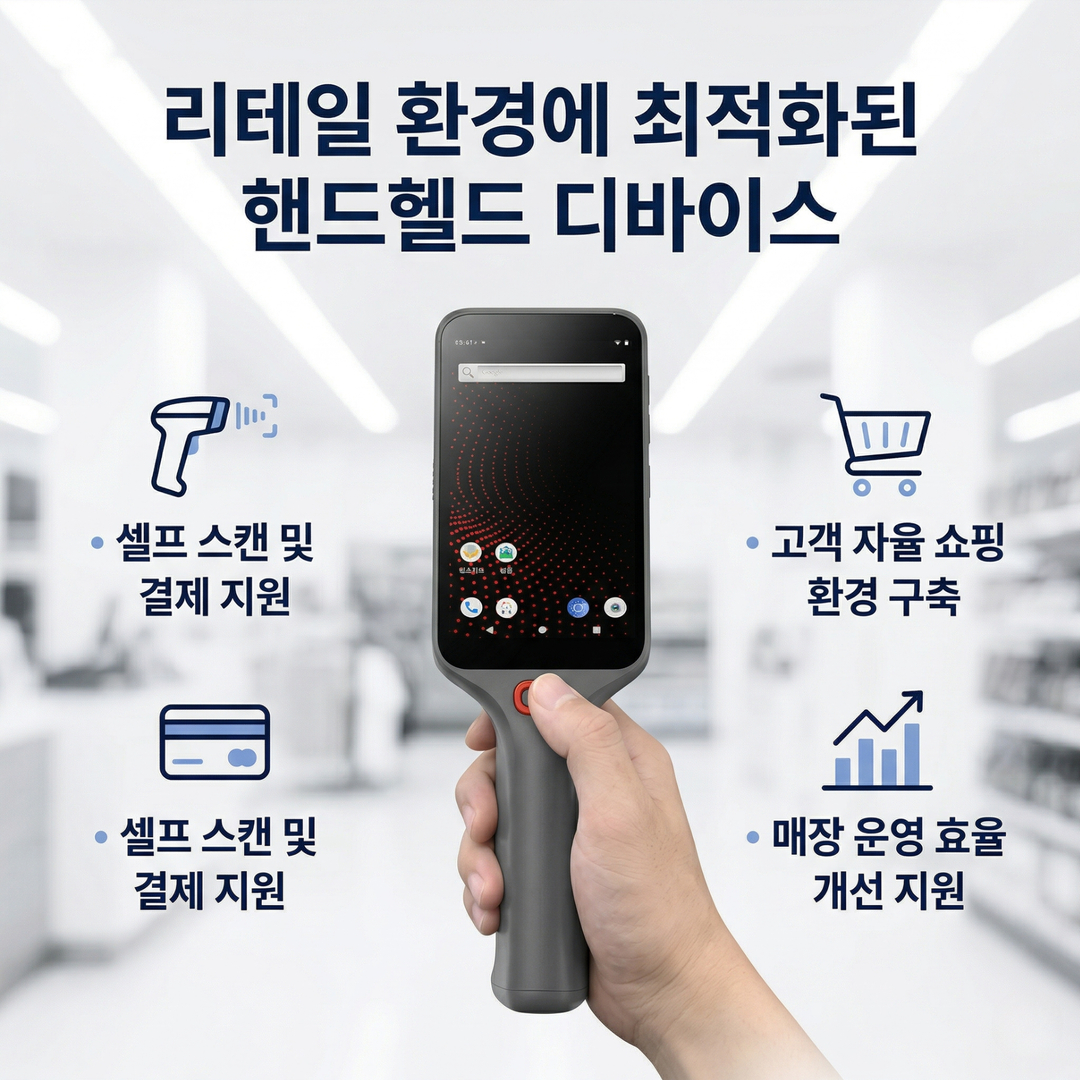 하니웰 CS32 Personal Shopper, CS32 Personal Shopper, 핸드헬드 컴퓨터, 산업용 PDA, 리테일 PDA, 셀프 체크아웃, 바코드 스캐너, 모바일 POS, 재고관리 단말기, 물류 PDA, 산업용 스캐너, 안드로이드 PDA