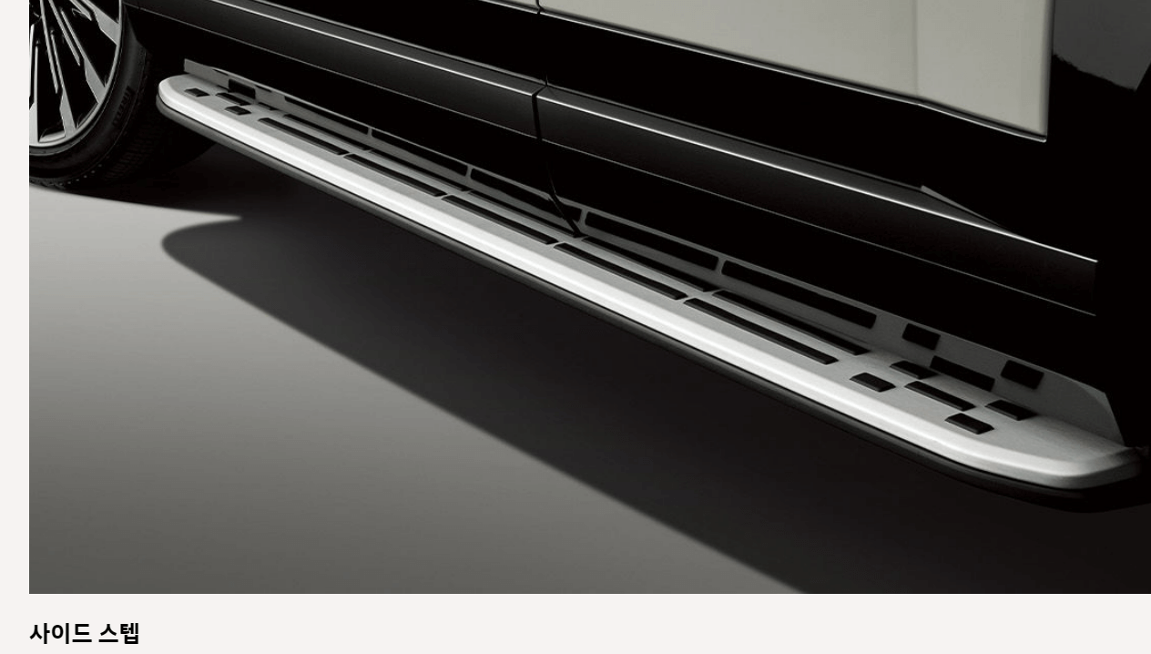 신형 싼타페 디 올 뉴 싼타페 사이드 스텝