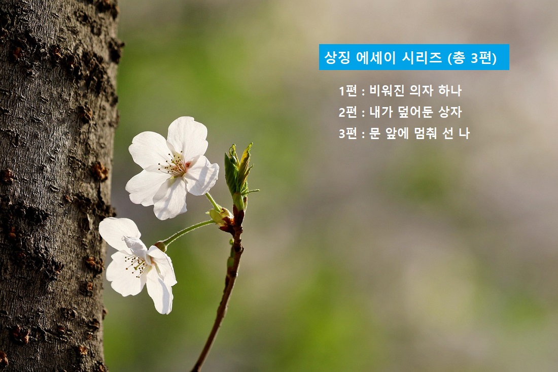 문 앞에 멈춰 선 나, 상징 에세이 시리즈 3편