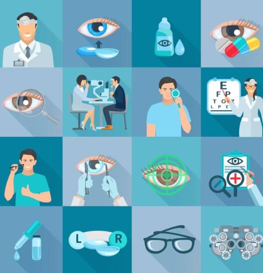 안과에서 이루어지는 과정들