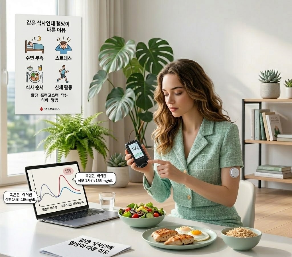 식후에 졸리고 당이 당긴다면! 혈당 스파이크를 막는 실전 식사 전략