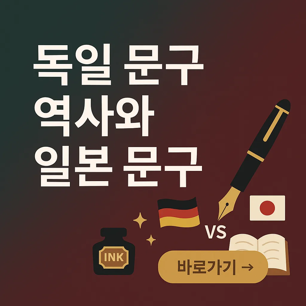 독일 문구 역사와 일본 문구