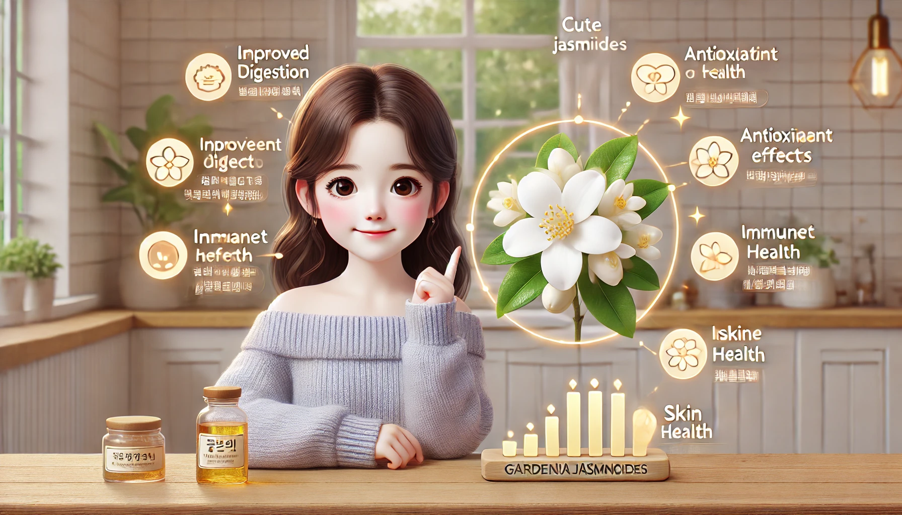 치자의 다양한 효능