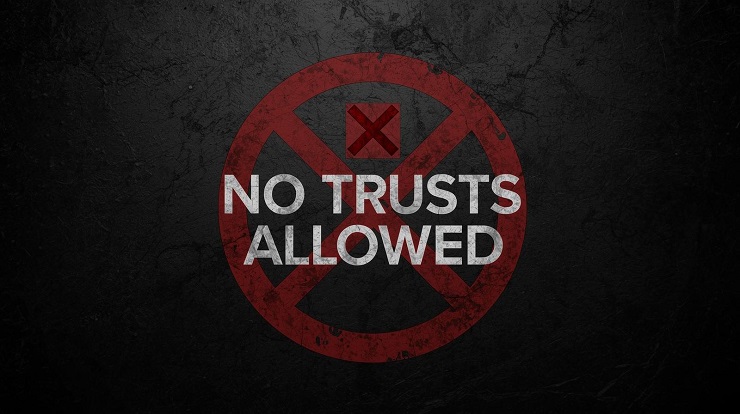 명의신탁 통장 위험성 경고등 및 세금 위험 아이콘