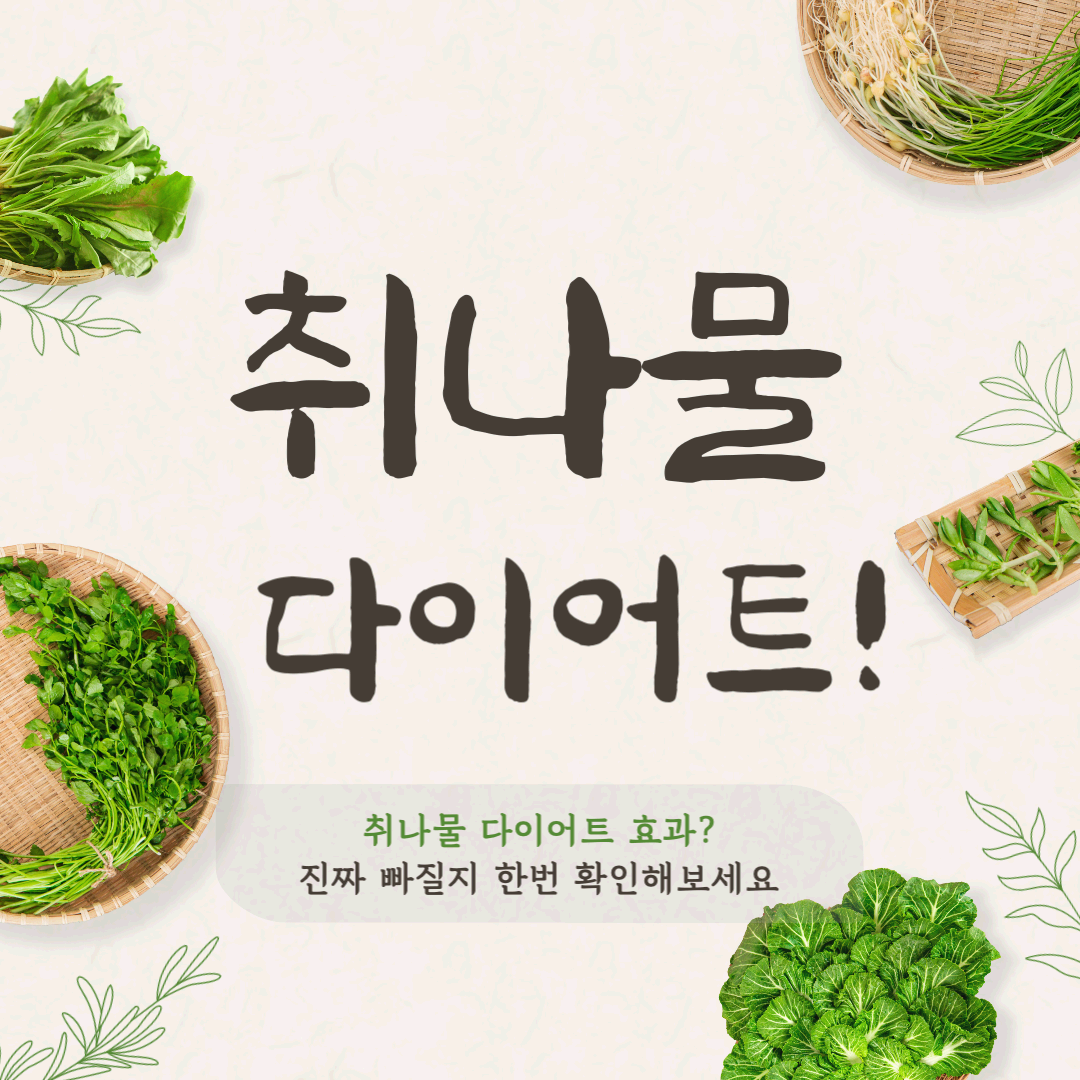 취나물 다이어트 효과, 진짜 빠질까? 실제 후기와 팁