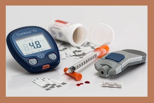 혈당측정기-인슐린-주사