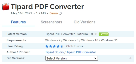 Tipard-PDF-Converter