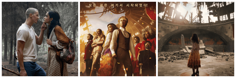 헝거게임 노래하는 새와 뱀의 발라드 포토, 포스터 3개