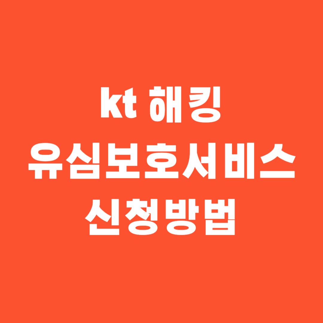 kt 유심보호서비스 신청 바로가기