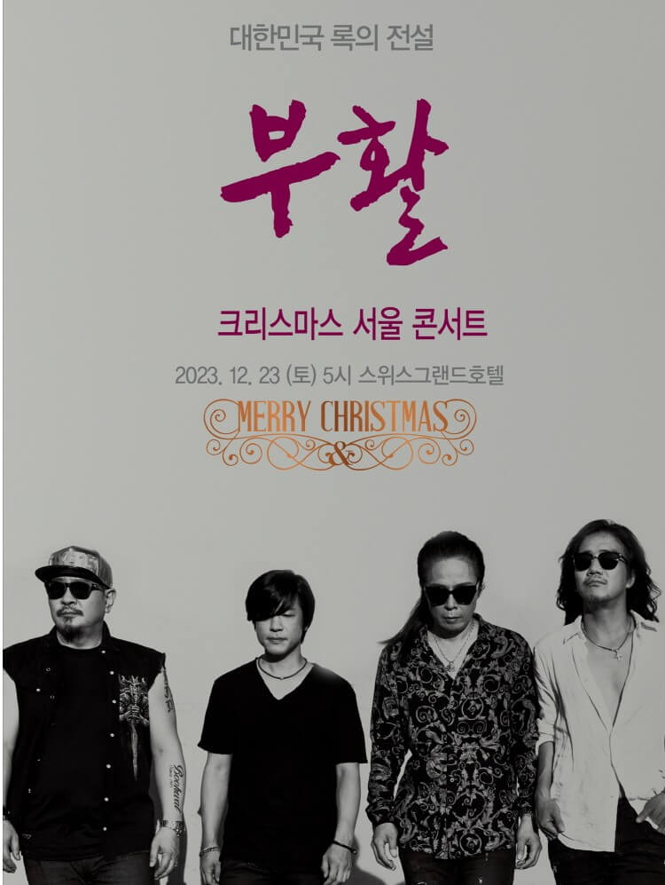 그룹부활콘서트 포스터