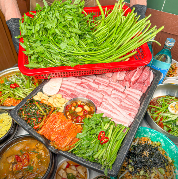 서울 미나리 삼겹