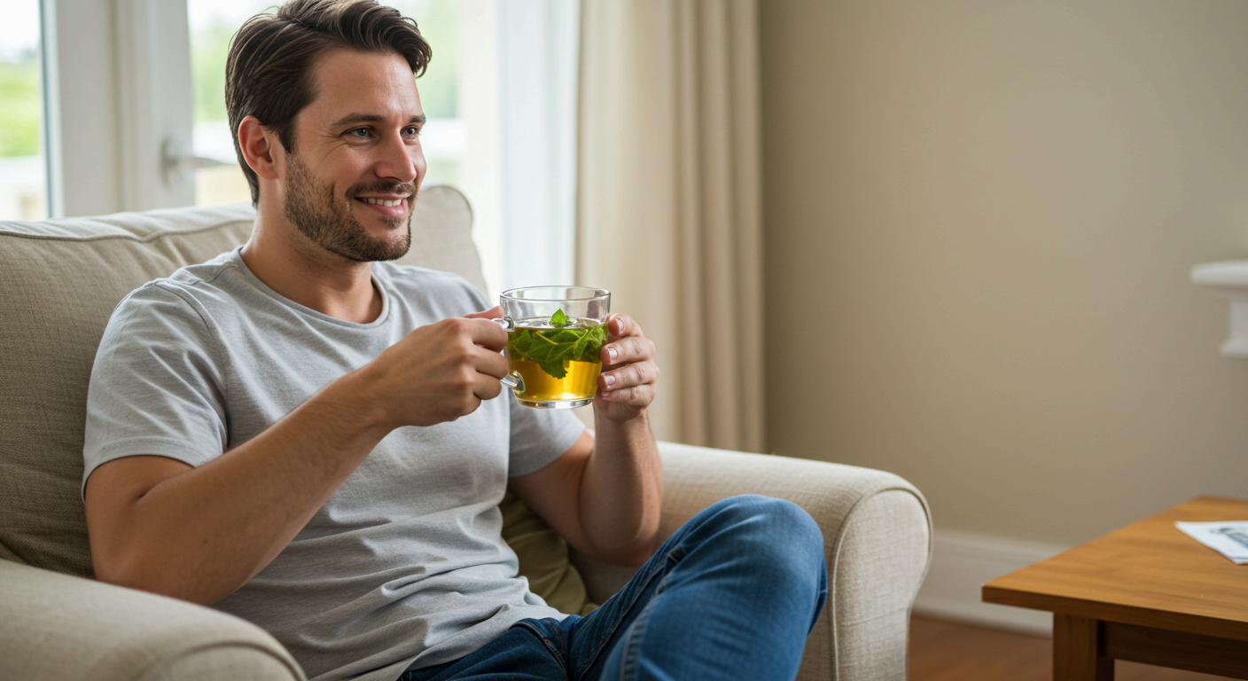 따뜻한 차가 배에 가스 빼는 방법에 도움 돼요