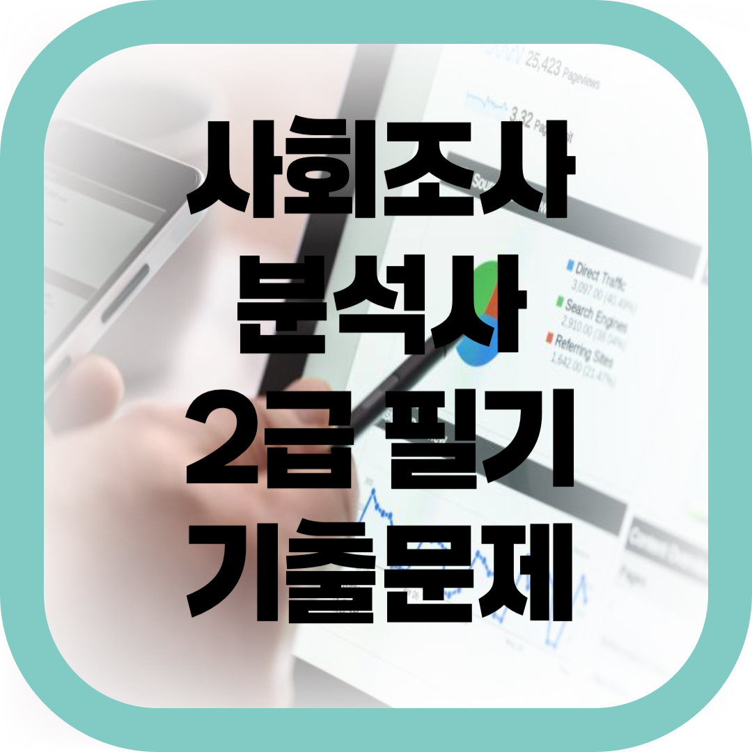 사회조사분석사 2급 필기 기출문제-썸네일