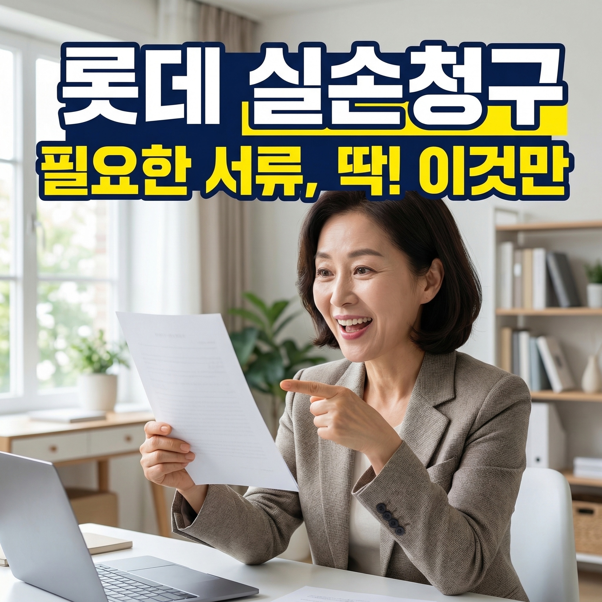 롯데손해보험 실손보험 청구 서류 알아보기