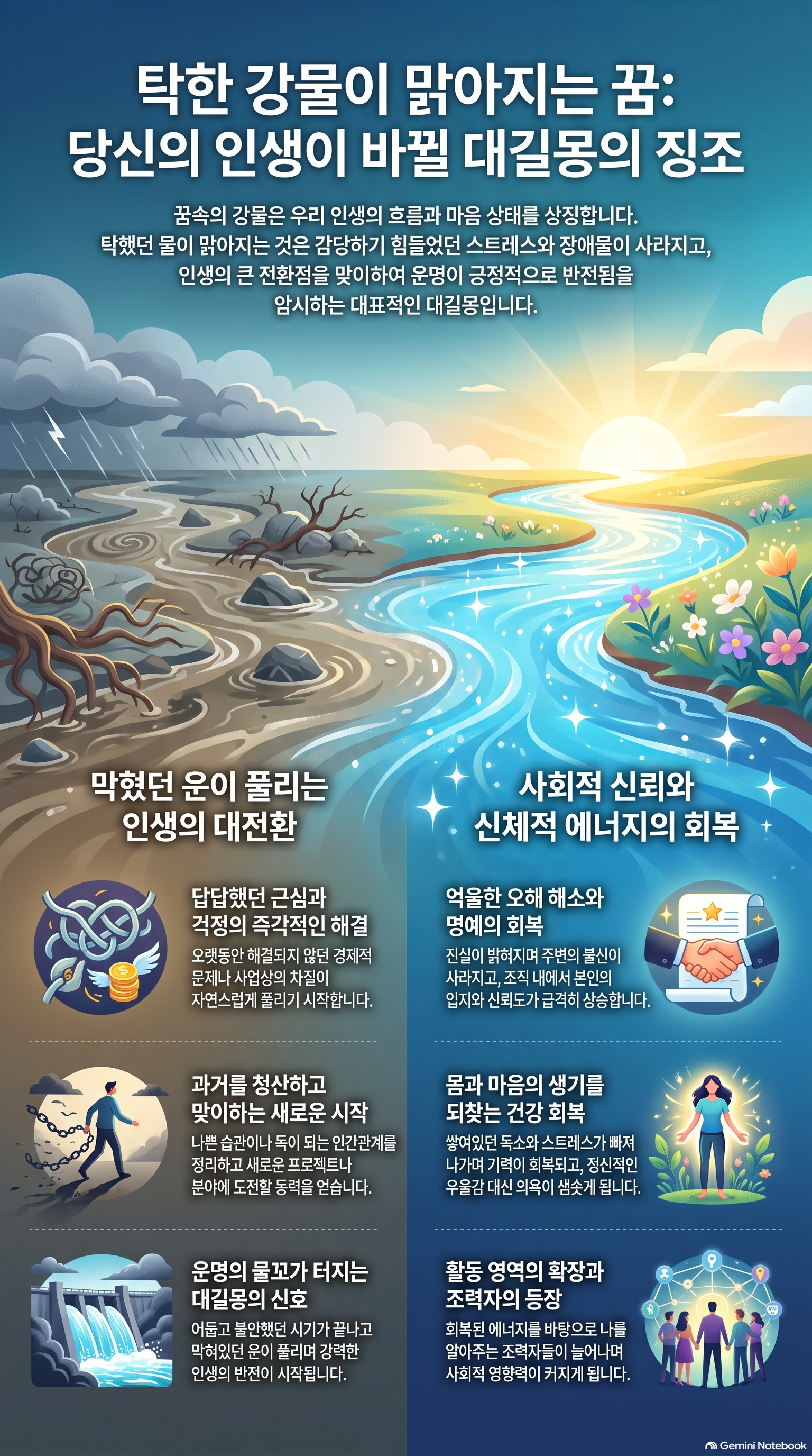 더러운 강물이 맑아지는 꿈