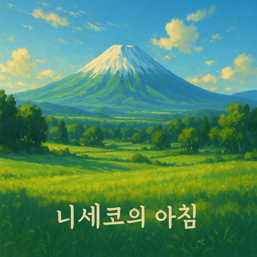 자연의 품에서 하루를 시작하는 니세코의 아침