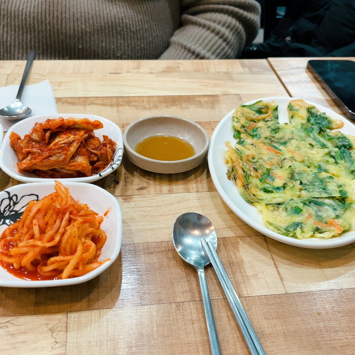 파전까지 제공 ㄷㄷ