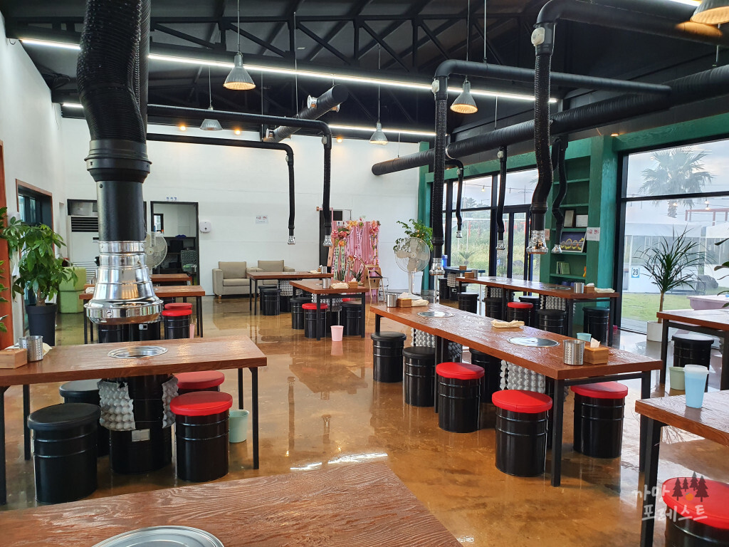 종달 바베큐 실내