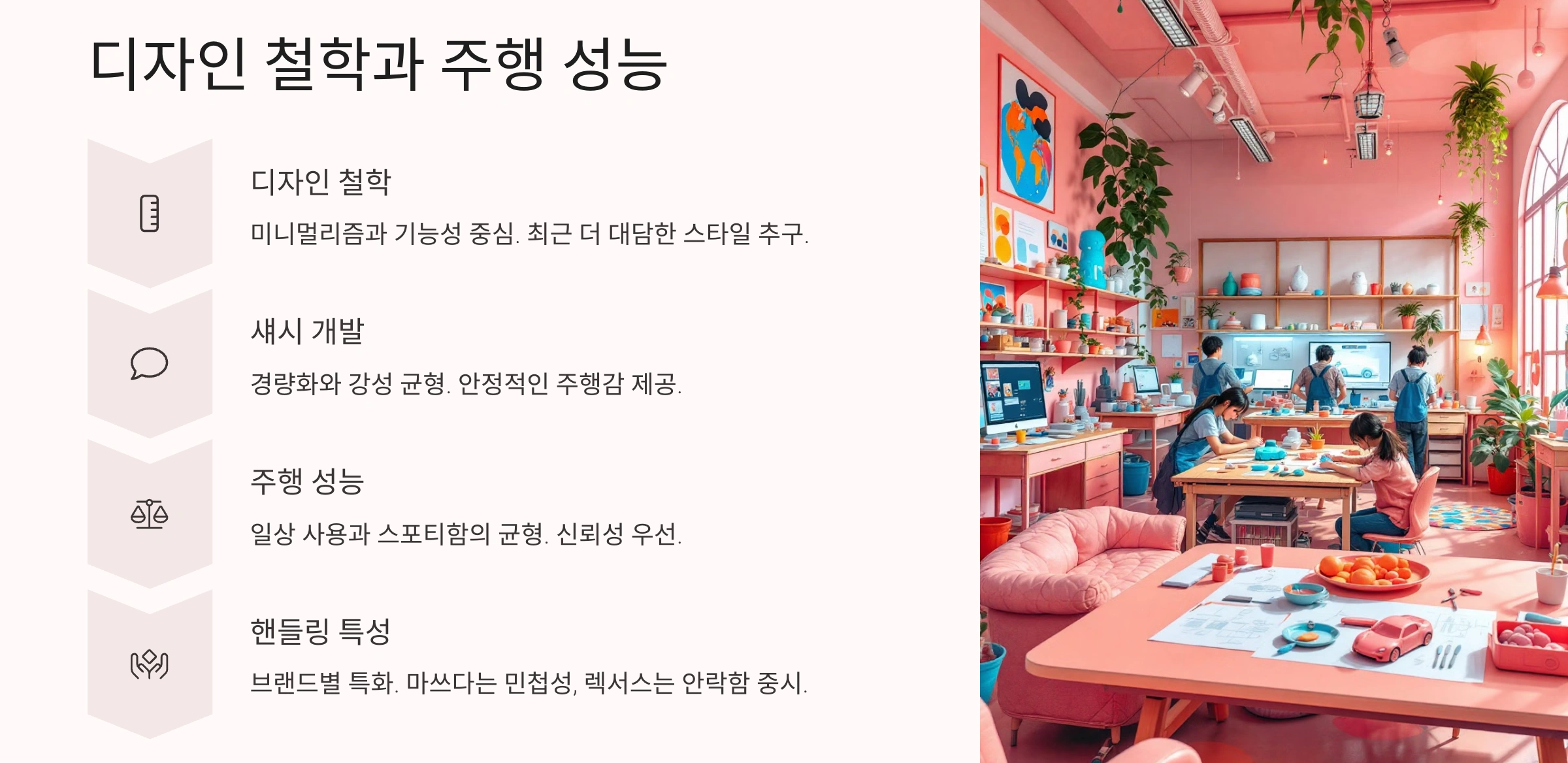 디자인 철학과 주행 성능