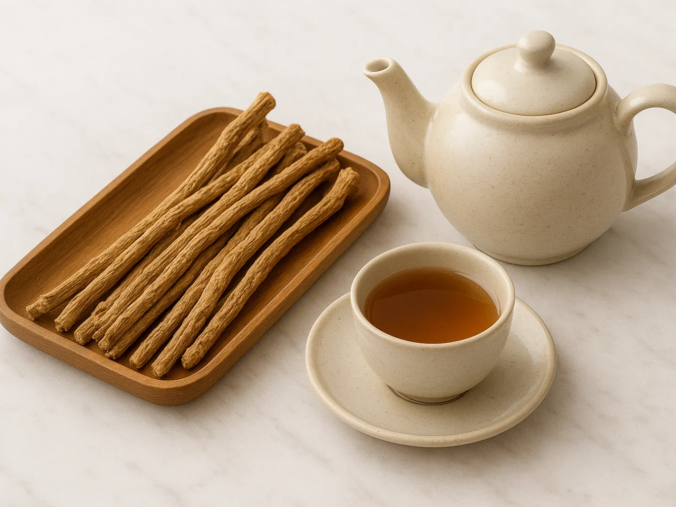 다당류가 있는 둥굴레차