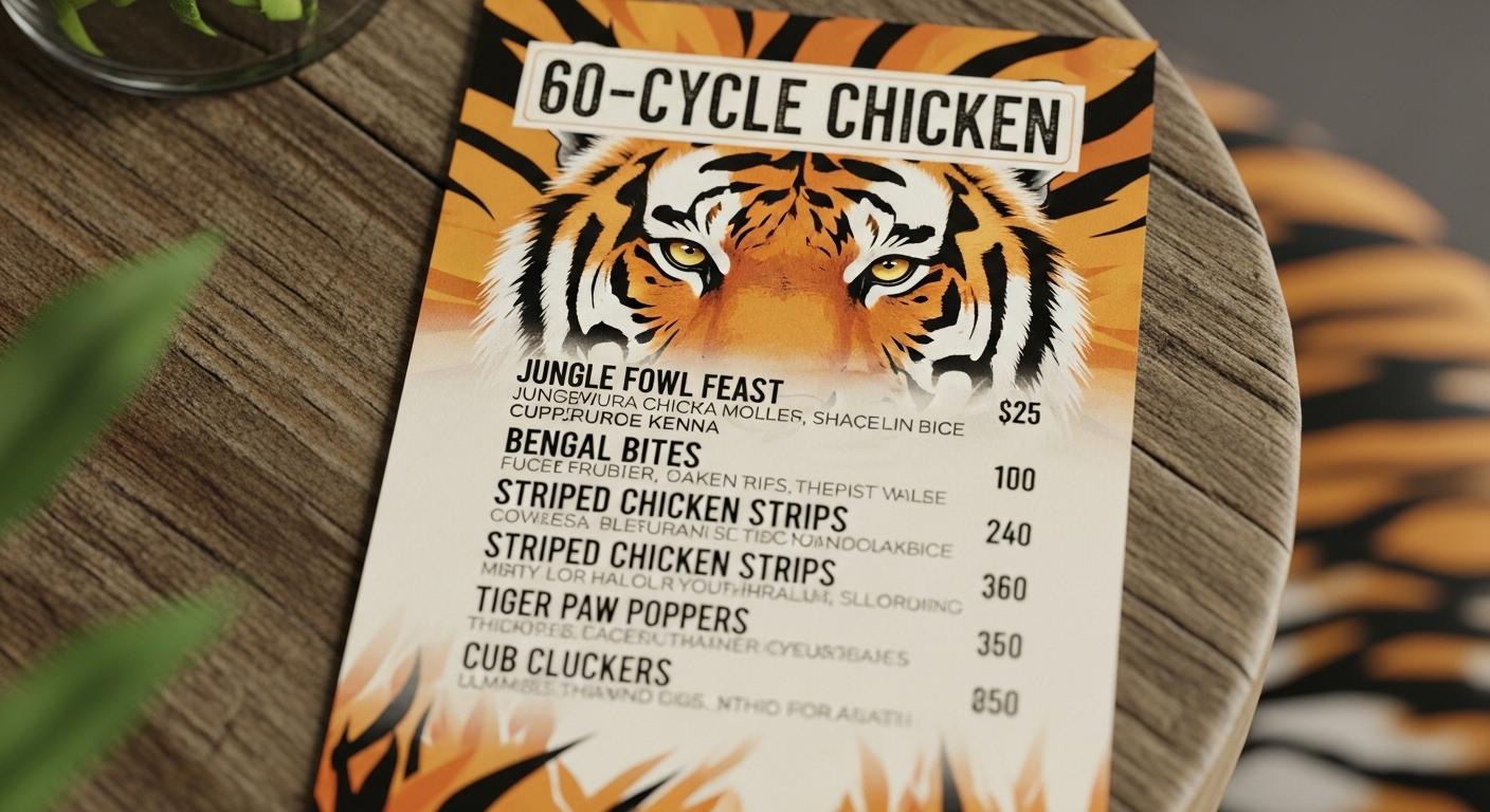 60계치킨 메뉴 추천 호랑이