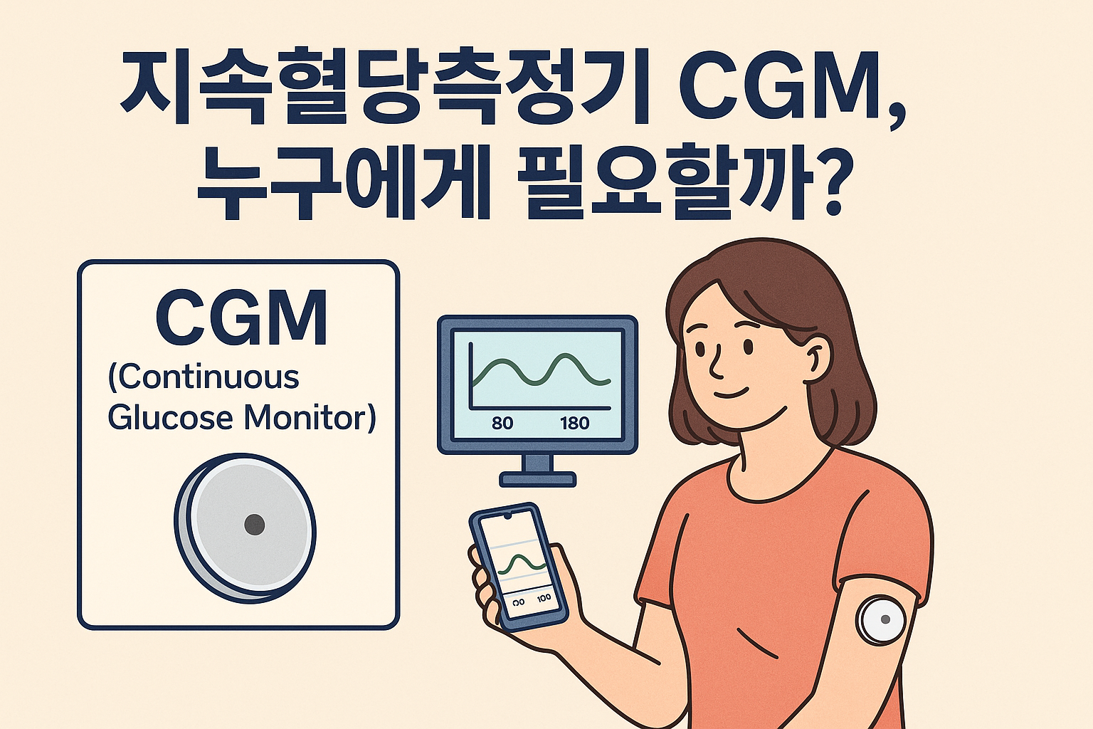 지속혈당측정기 CGM 누구에게 필요할까