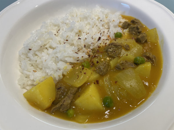 카레 만들기 황금레시피 플레이팅